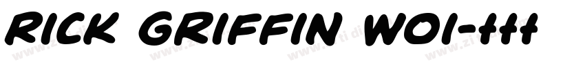 Rick Griffin W01字体转换